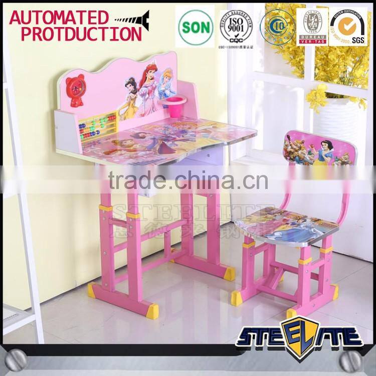 Elegant school furniture school desk and chair childrens table and chair set