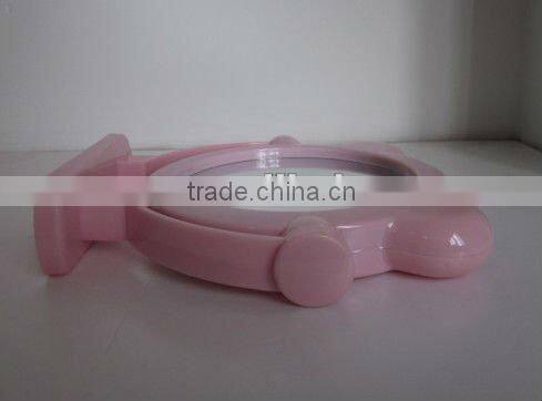 small pink lovely shape plastic mirror
