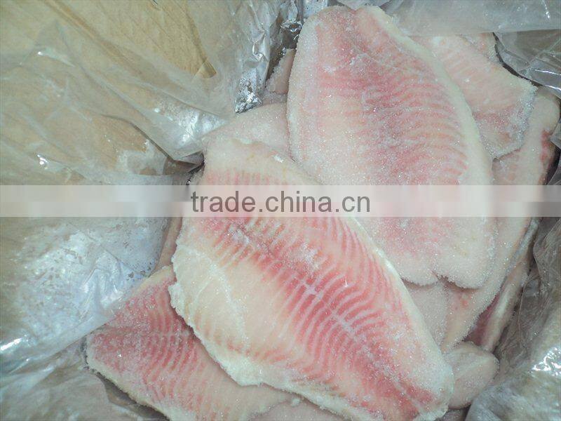 fresh frozen black tilapia fillet