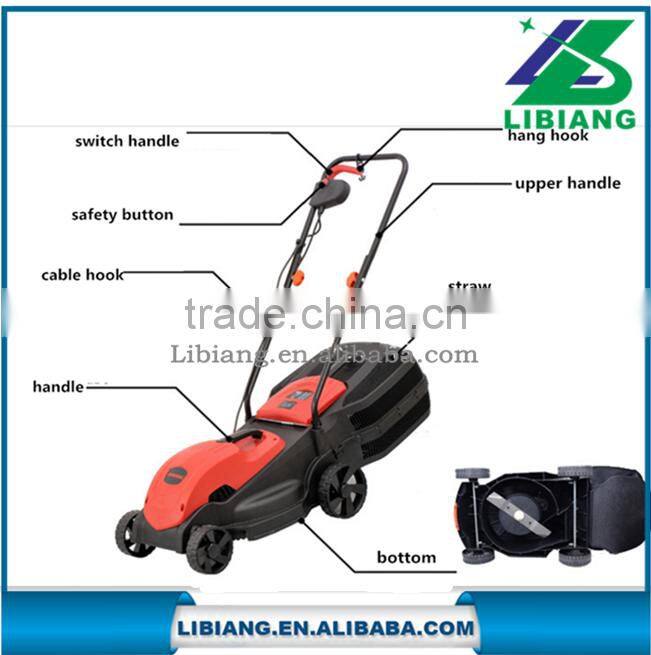Hot sale side-hanging electric mini lawn mower