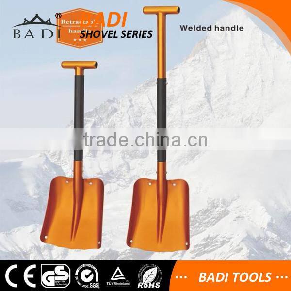 big welded telescopic T hand lightweight aluminum snow shovels