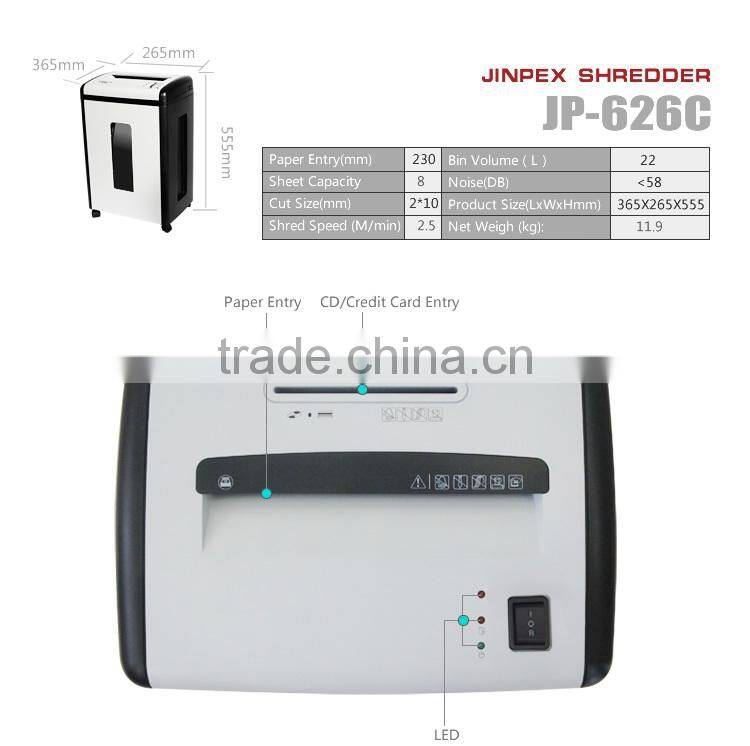 electric office home confetti shredder micro cut 8 sheets Paper shredder mahcine