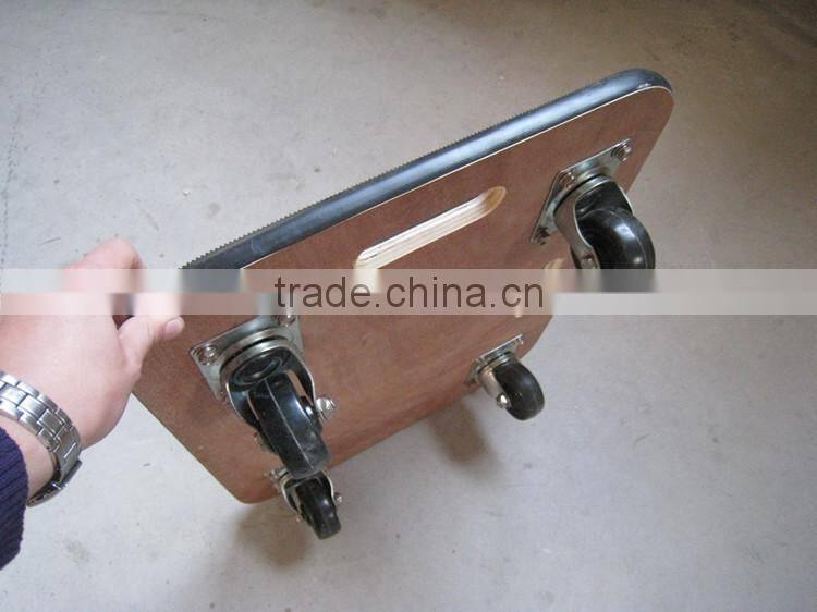 moving plant pot dolly wooden flower pot stand tool cart