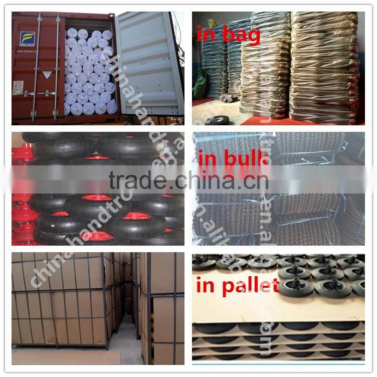 Flat Free wheelbarrow tyre 10 inch 3.5-4 Solid Pu Foam Tire