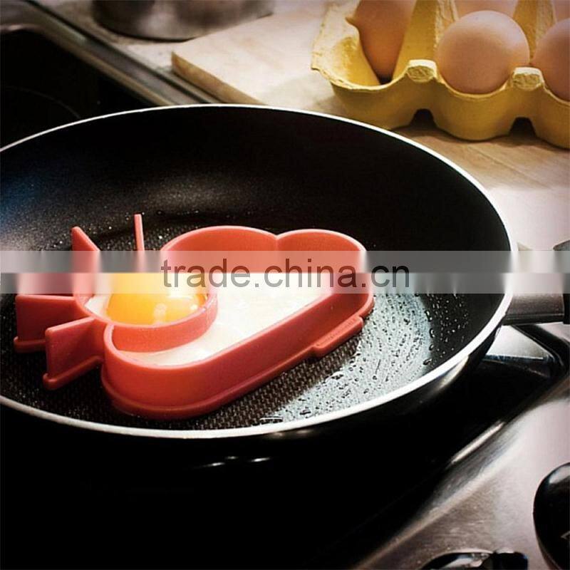 Food Grade Silicone Fried Egg Rings Egg Tray Sunny Cloud Egg Shapers Mold