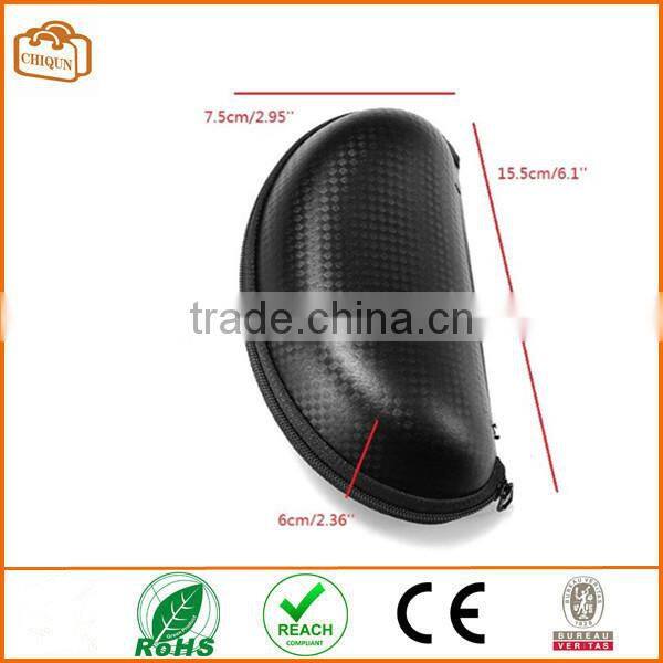 Black Zipper Eyeglasses Sunglasses Case Box NEW