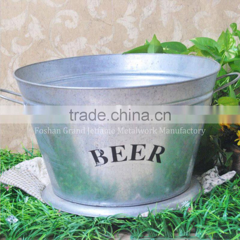 metal storage tubs galvanized metal tub