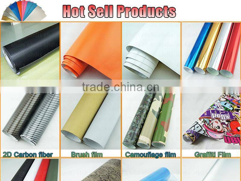 car painting sticker brushed silver color car vinyl film