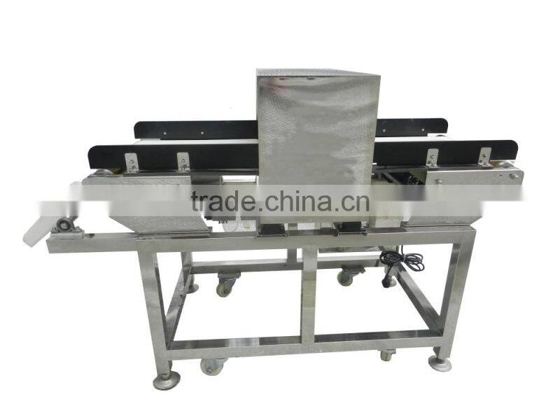 belt conveyor plastic metal detector separator machine