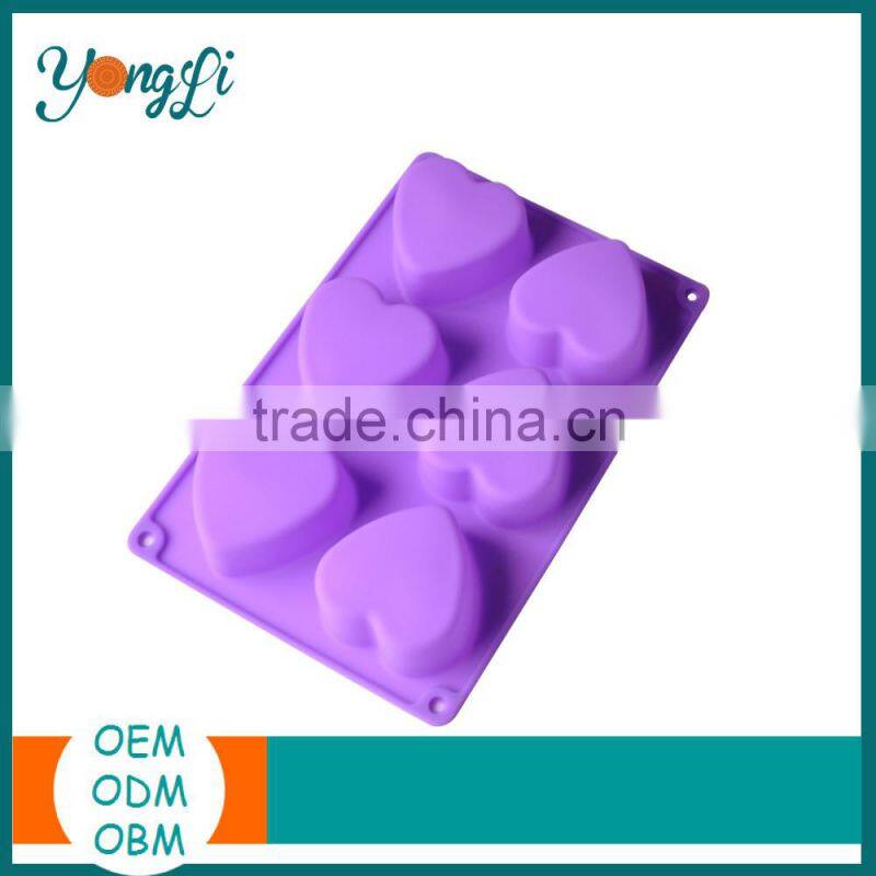 Round Cake, Bread Molds, Icing Decorator Spatula & Pastry Brush Silicone Bakeware Baking Set Cupcake