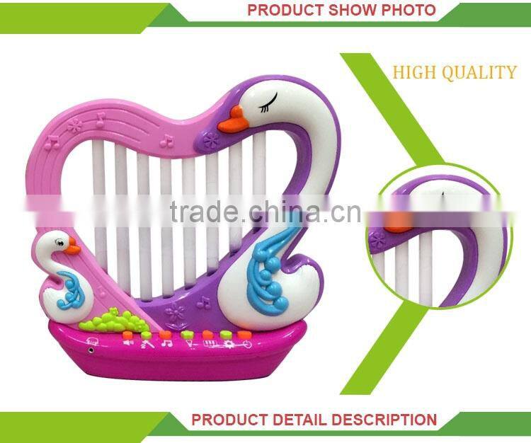 Intelligence musical instrument plastic cartoon toy harp