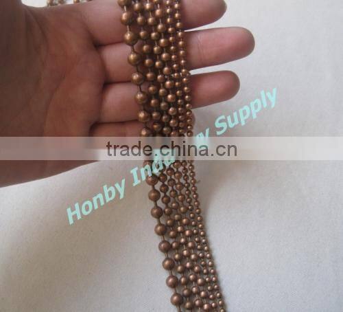 Jewelry Finding Copper Color Jewelry Ball Chain