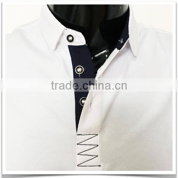 cotton and spandex men's polo t shirt