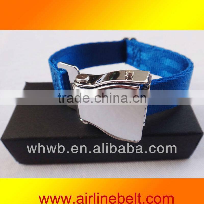 Unique aircraft buckle stainless steel tennis bracelet