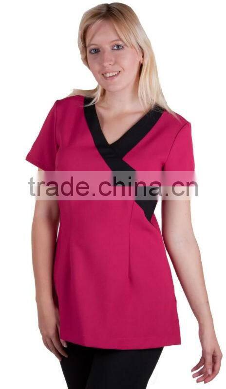 women beauty nail salon uniform for nail salon