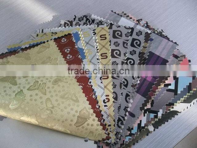 Diferent style PVC leather Product for bags in china