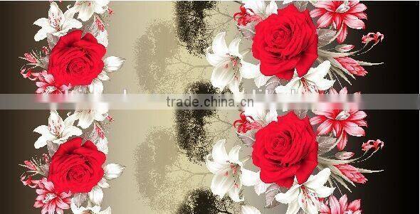 100%polyester disperse dyed 3D print