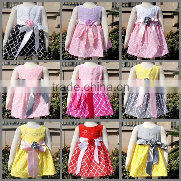 hot sale in morth america market child baby dress model dress