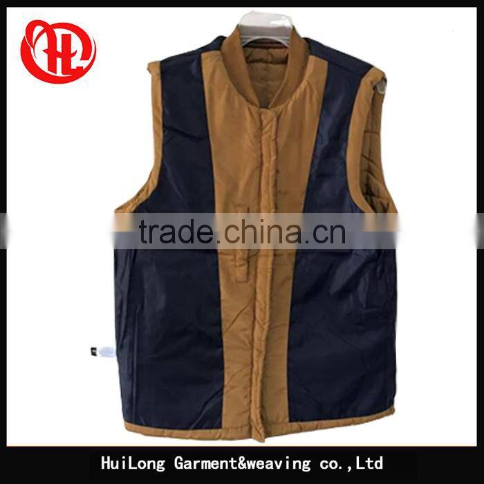 winter padded waistcoats wholesale vest mens 75D memory vests
