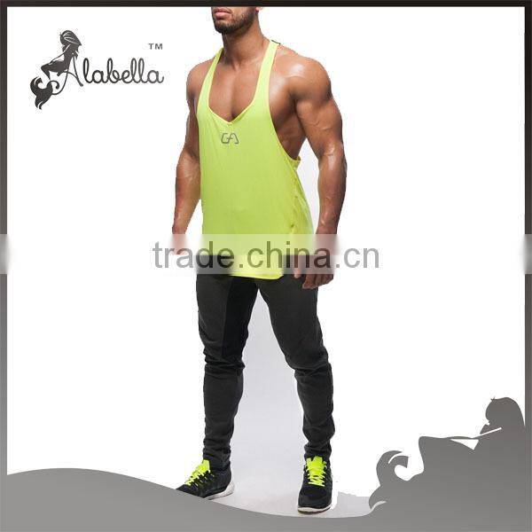 Blank Gym Mens Stringer Singlet Wholesale Custom Stringer Tank Top
