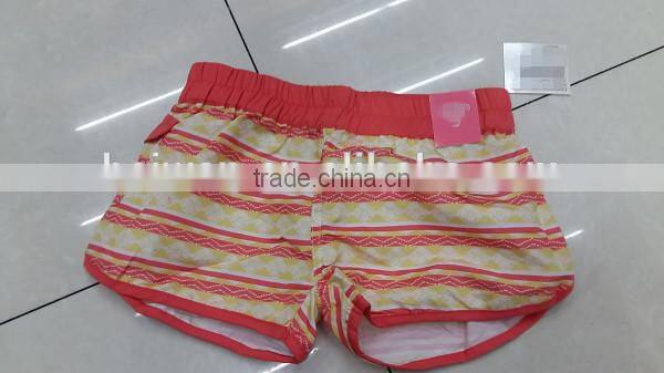 High quality comfortable beach girl bermuda shorts clearance stock