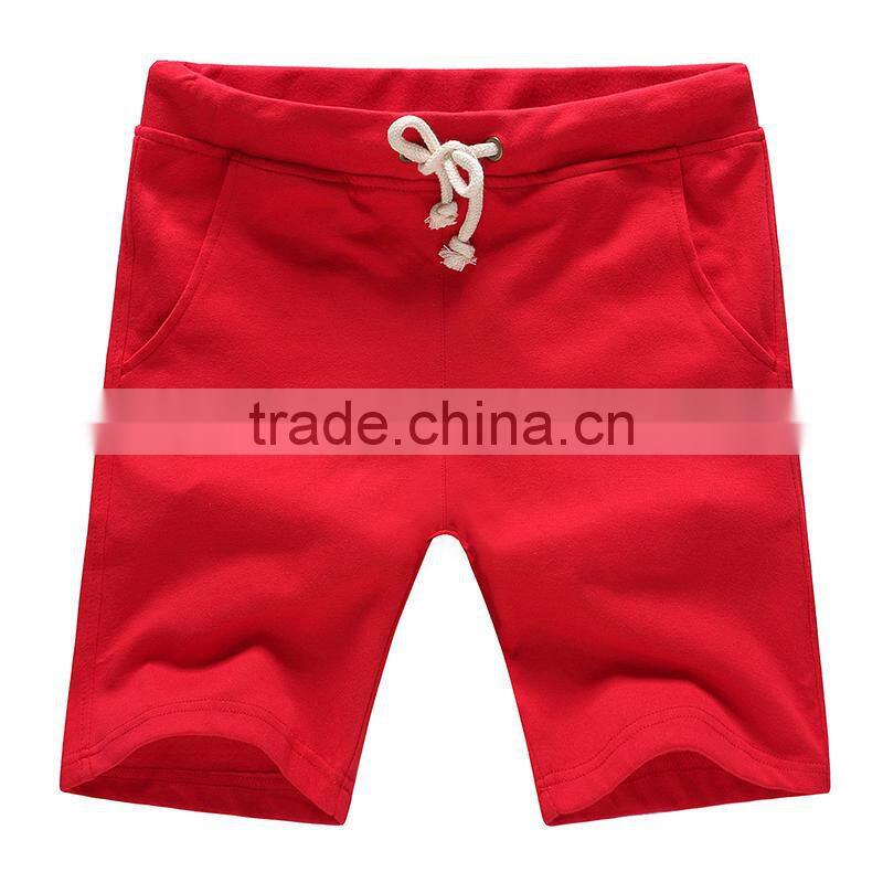 Summer men shorts 100%cotton plain shorts fashion men casual shorts