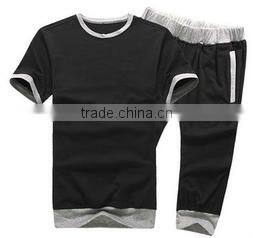 sexy track pants jogging pants men with t shirt ,sport compression clothing