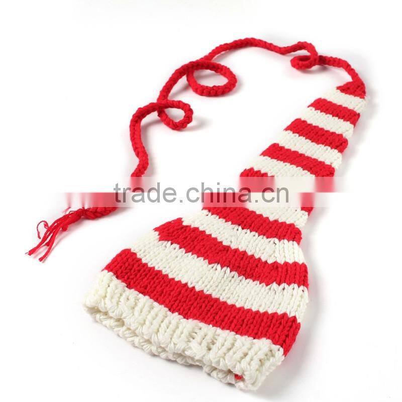 2016 lovely baby crochet Cheap Inflatable Christmas Props set,Photo Props, elf hat Baby Photo Props