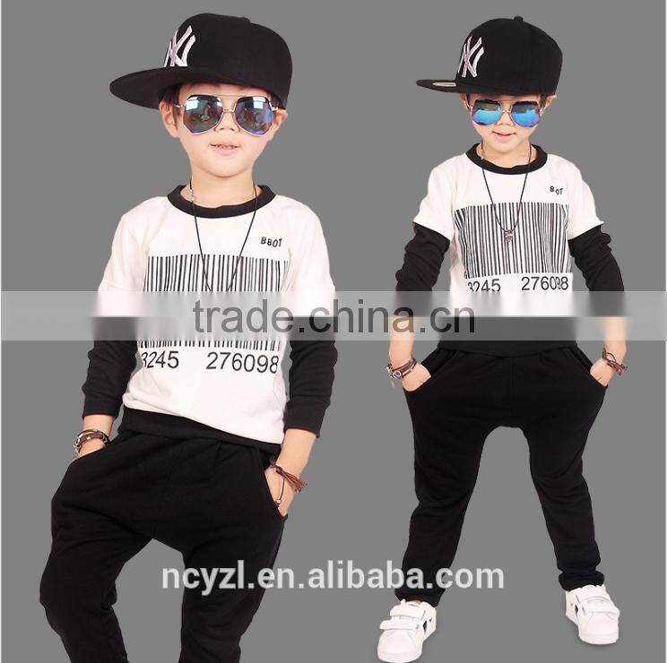 Good quality 2017 New product China wholesale children boys clothing