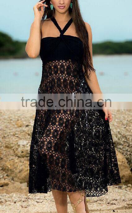 EY0004A OEM girls beautiful beach wear sexy lace skirt latest long skirt design