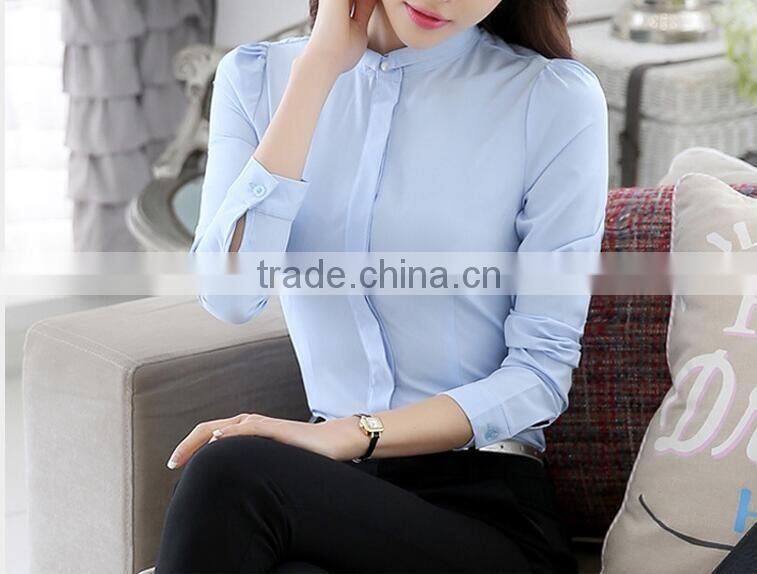 custom womens chantity nice design fashionable ladies formal tops and blouses models for summer