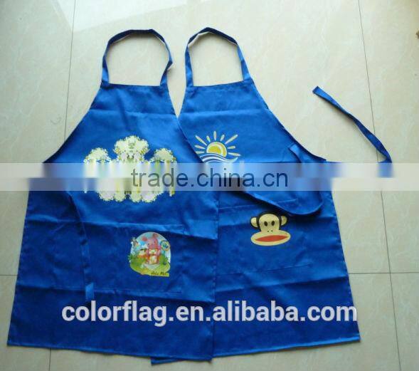 heat transfer printing 65/35poly cotton apron