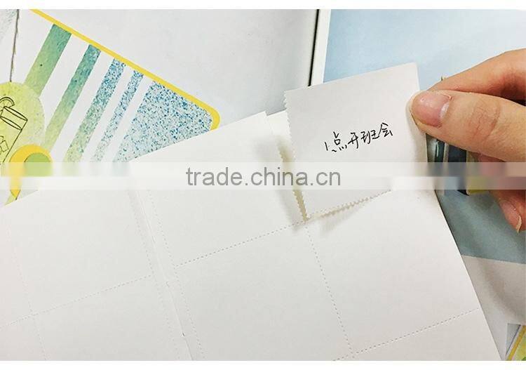 2017 fashion A6 cloth cover daily planner /weekly planner/monthly planner with metal clip/clasp