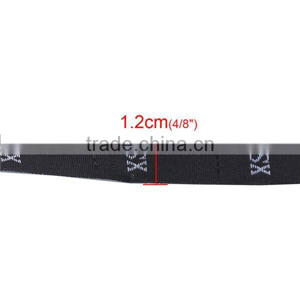 Polyester Labels Tags Craft Black Size XS Custom Embroidered Patches For Clothing