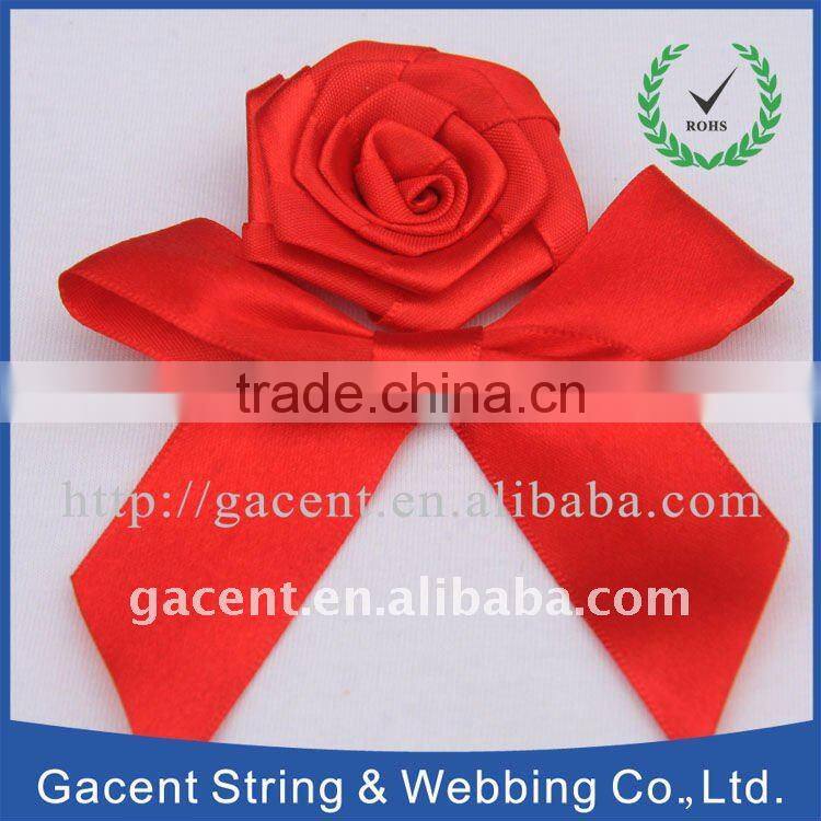 satin bowknot satin rosette trim mini rosette bow