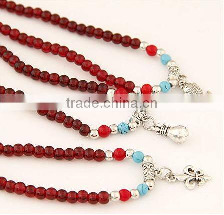 2017 hot sell wholesale Fashion jewelry Imitation of garnet bracelet