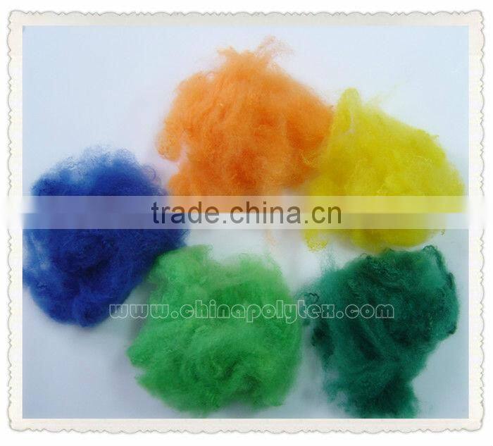colored polyester staple fiber