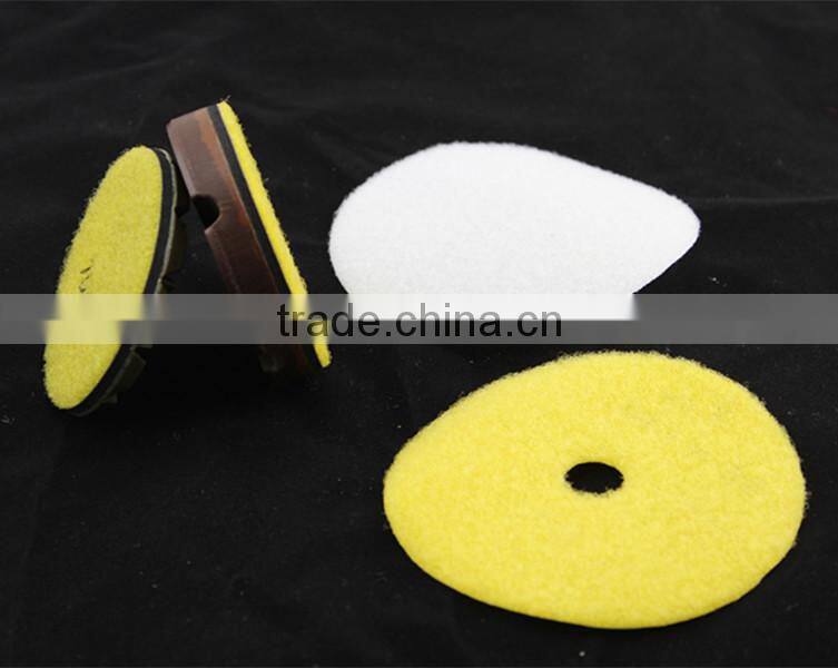 hook receiptive Thin Loop fabric for abrasive polishing