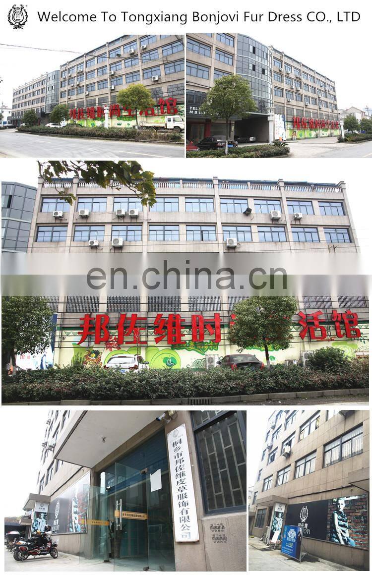 Winter Fur And Leather Overcoat Fox Fur Collar Sheepskin Fur Coat Cream Collar Lamb Fur Jacket