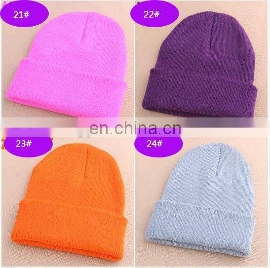 Custom Logo Crochet Handmade Hat Knitted Cap