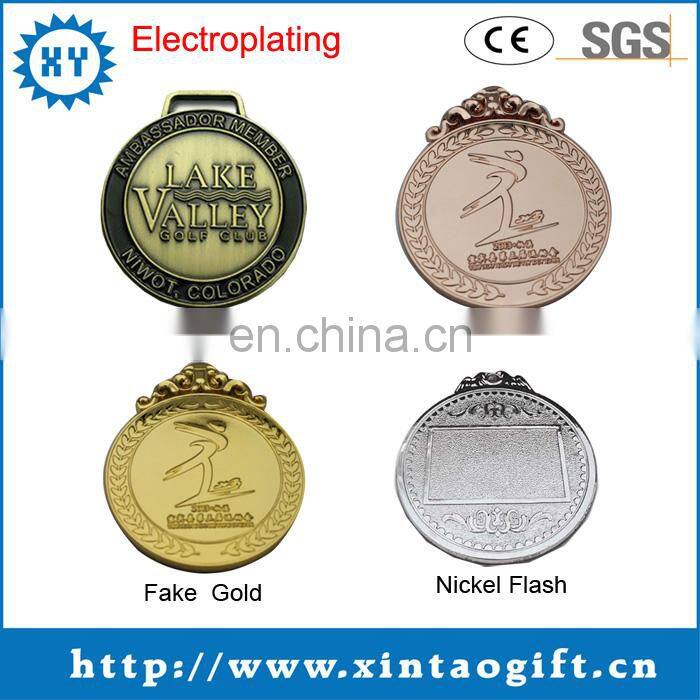 Souvenir items gold metal trophy for promotion
