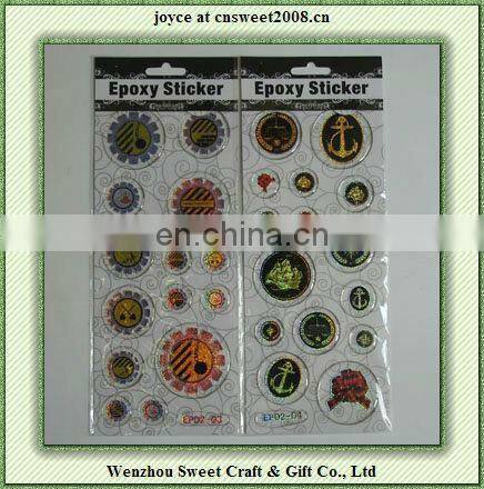 transparent laser stickers/hologram sticker