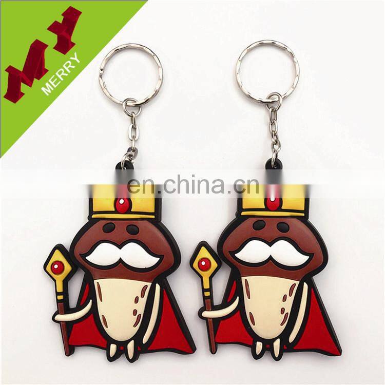 OEM manufacturer wholesale silicon keychain / pvc keychain