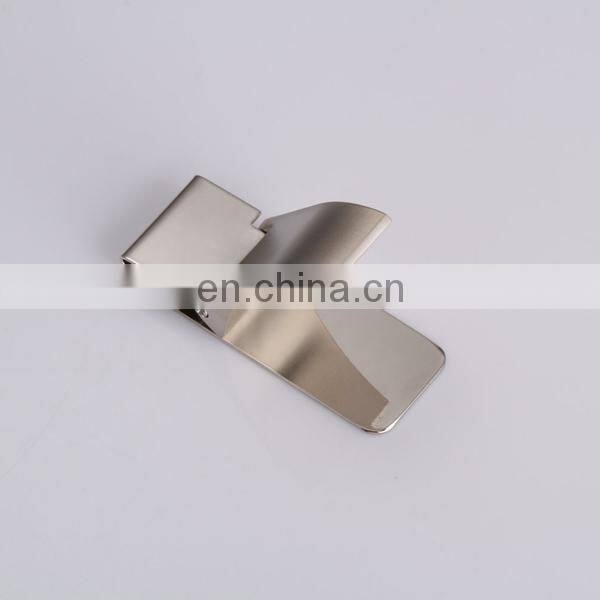PROMOTIONAL SALE POPULAR ZINC ALLOY PAPER SILVER BLANK MONEY CLIP