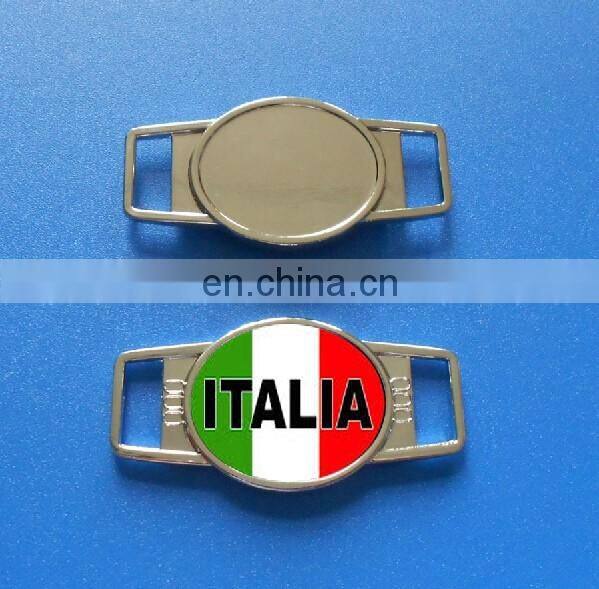 Offset Printing CA Team Printing Epoxy Shoelace Tag