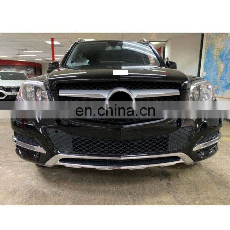 ABS Chrome Front Grille Grill Fit 08-12 For Mercedes-Benz X204 GLK250 GLK350
