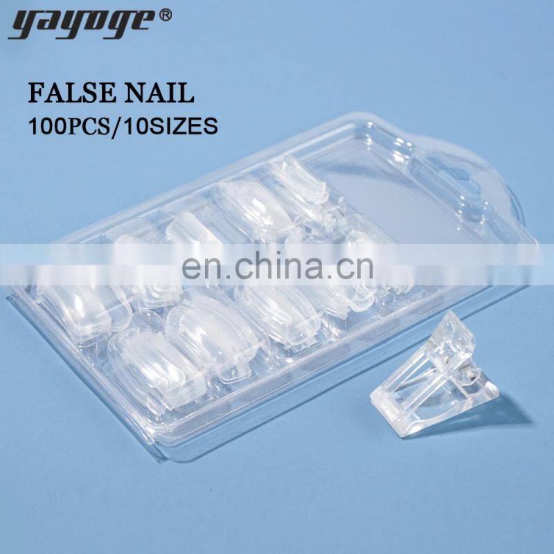 custom press on nails glossy and marble nails false nails