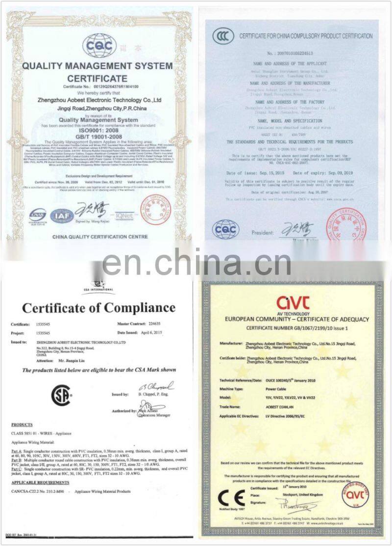 Two core VVGNG pvc insulated cable 120mm2