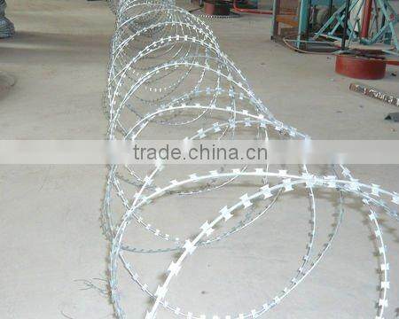galvanized flat razor barbed wire