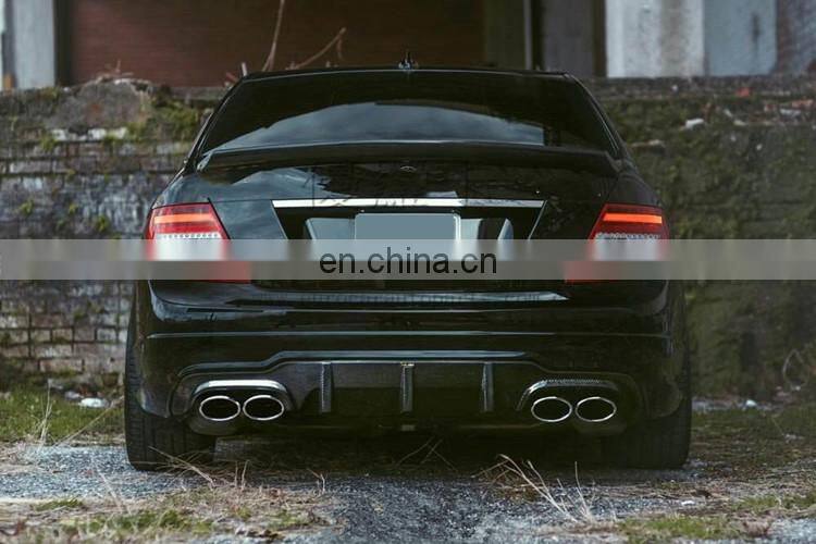 carbon fibre rear diffuser for C-CLASS w204 C63 carbon diffuser down spoiler for C63 W204 2012 2013 2014 2015 2016 2017